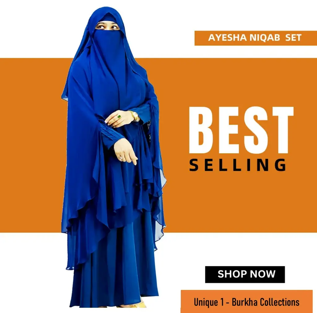 Ayesha Burkha (Blue, 50")